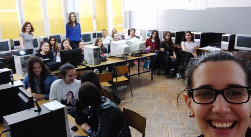 Elementary school in Podgorica Sutjeska for International Girls in ICT Day